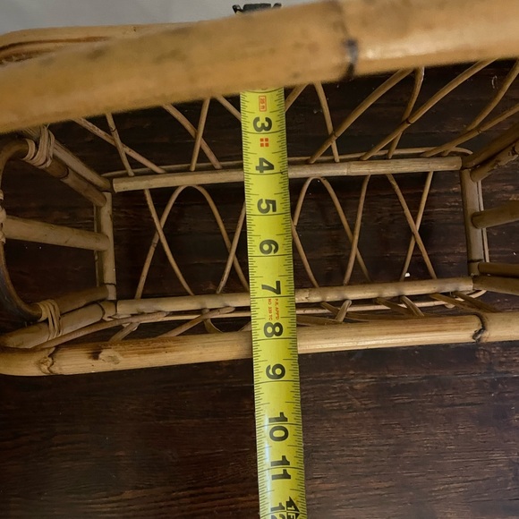 Vintage Rattan Magazine Rack - Picture 6 of 6